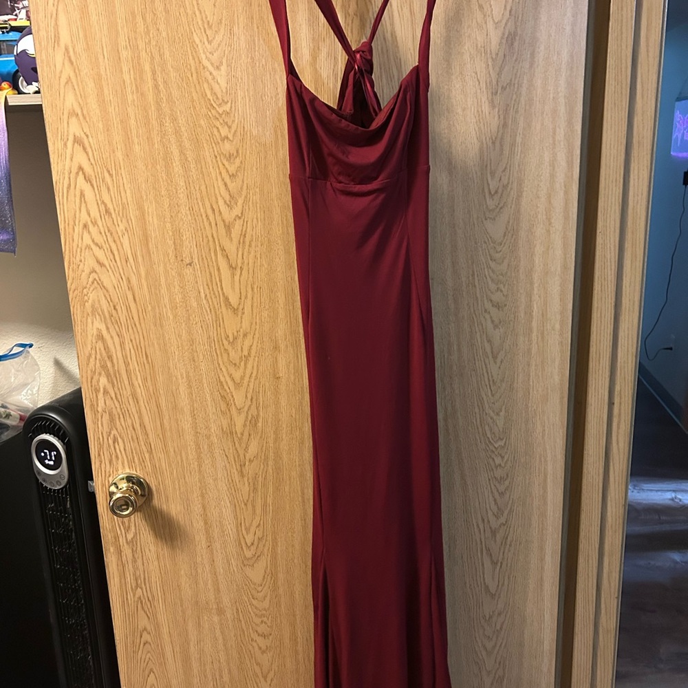 Windsor Burgundy Wedding Dress